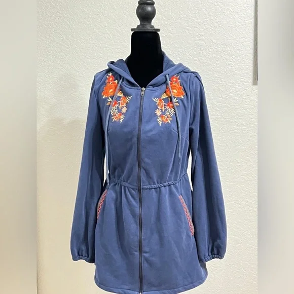 Solitaire Navy Garment with Zipper - Picture 1 of 5